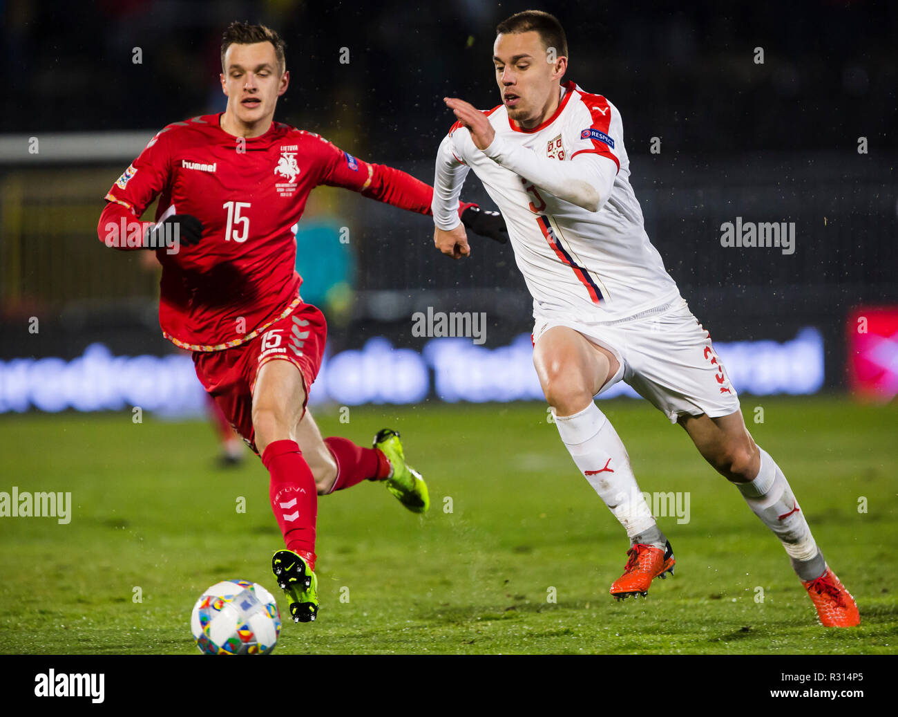 Stadion FK Partizan, Belgrade, Serbia. 20th Nov, 2018. UEFA Nations ...