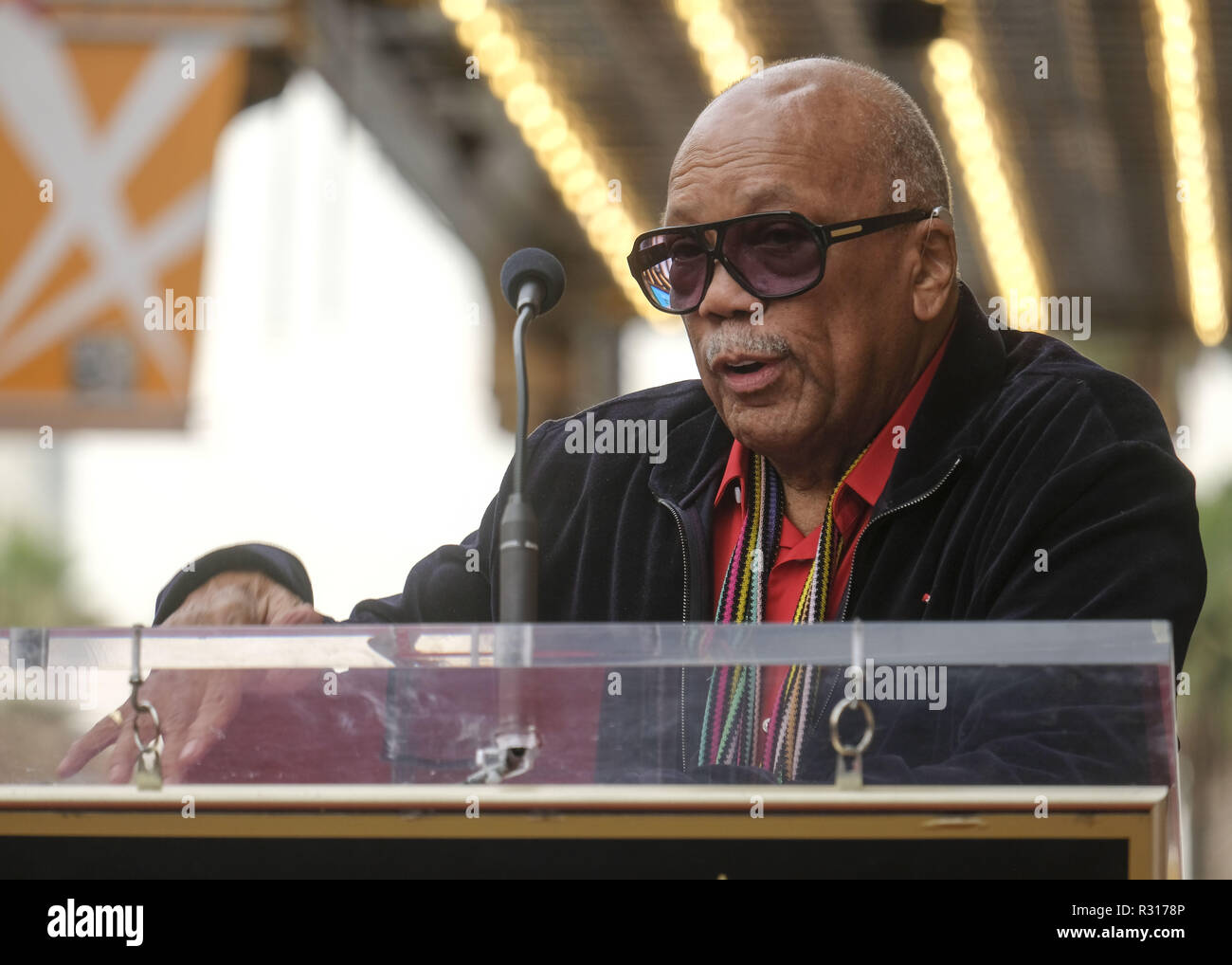 Los Angeles, California, USA. 19th Nov, 2018. Producer Quincy Jones ...