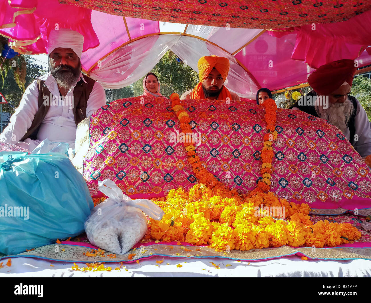 Chandigarh Punjab India 21st Nov 2018 Indian Sikh Devotees Are Seen Participating During 