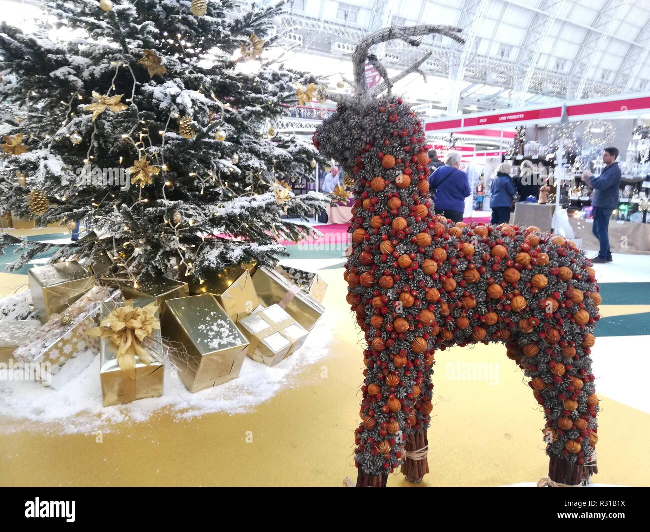 London, UK. 21st Nov 2018. Ideal Home Show at Christmas opens at