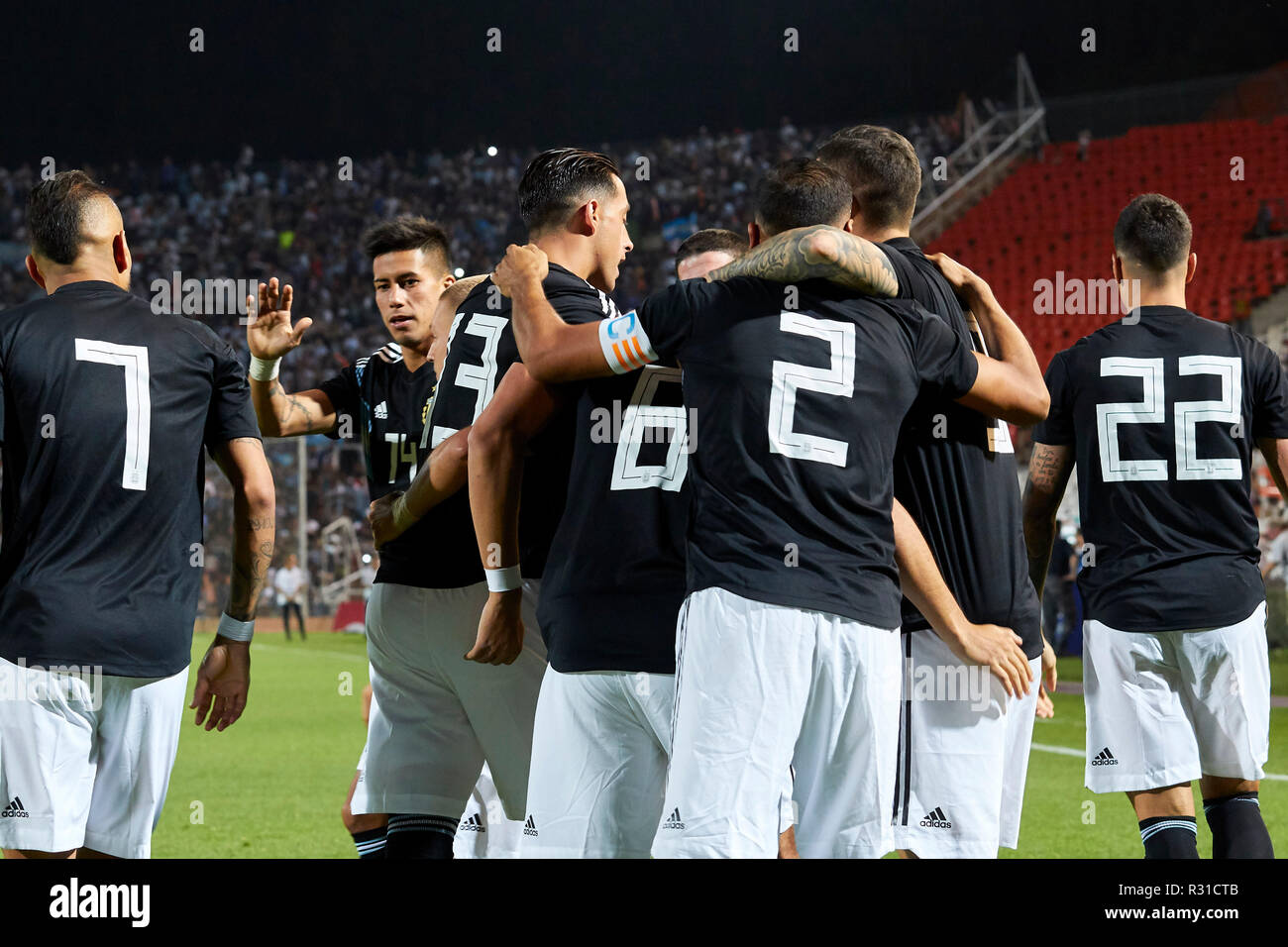 Mendoza, Argentina. 20th Nov 2018. Argentina vs México, friendly soccer match between both selected, Malvinas Argentinas Stadium of Mendoza Credit: Alexis Lloret/Alamy Live News Stock Photo