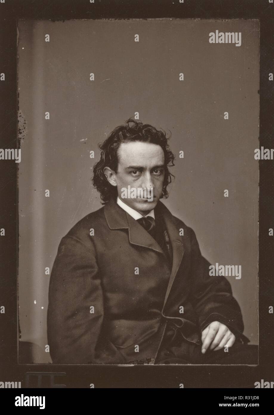 Edwin Booth, by Mathew Brady, 1866 Stock Photo - Alamy