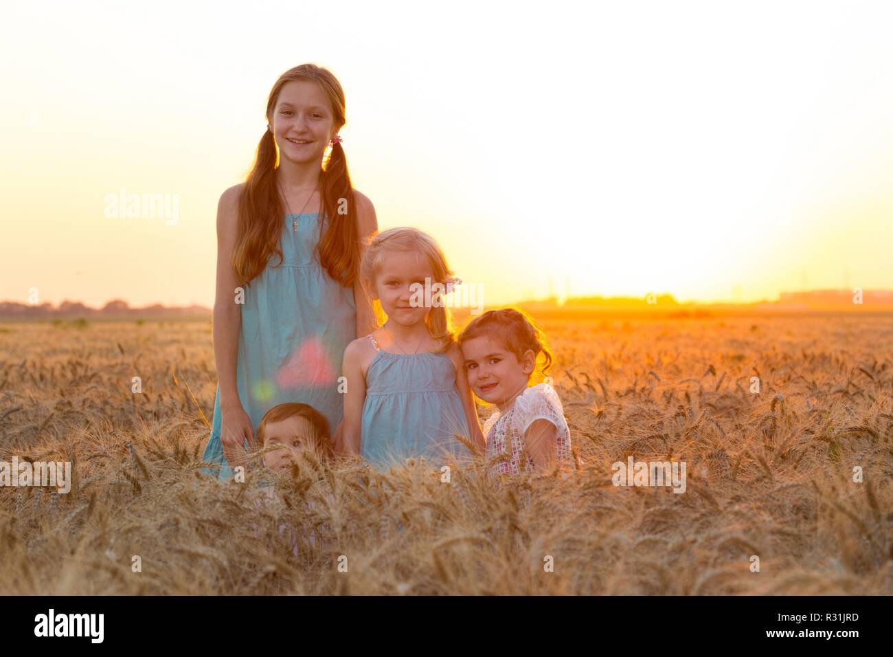 Kids of different ages hi-res stock photography and images - Alamy