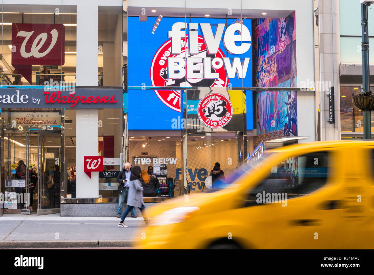 Fifth Avenue Shops, NYC, USA Stock Photo