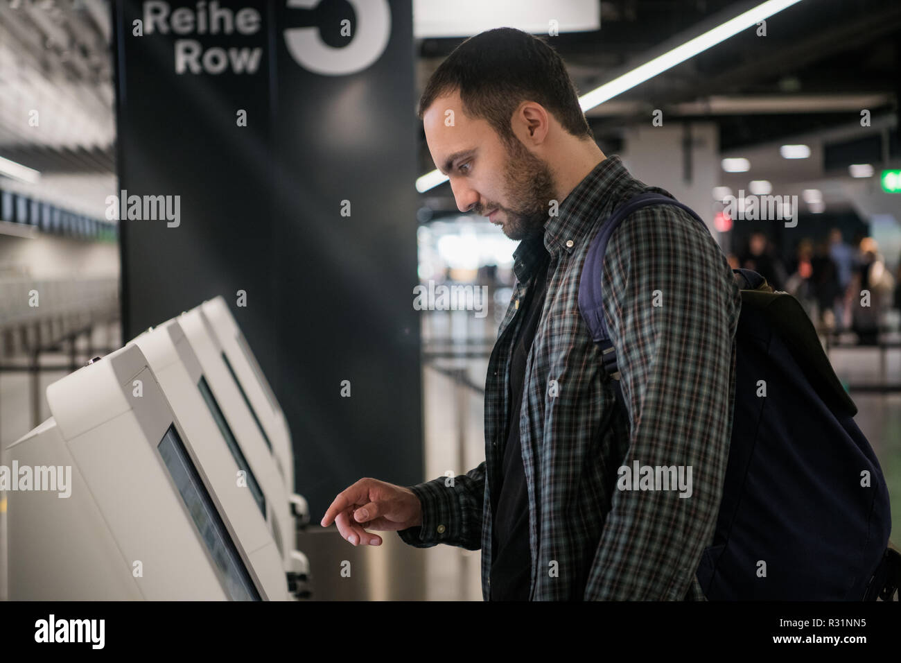 Ticket Check Machine Ticket check machine hi-res stock photography and images - Alamy