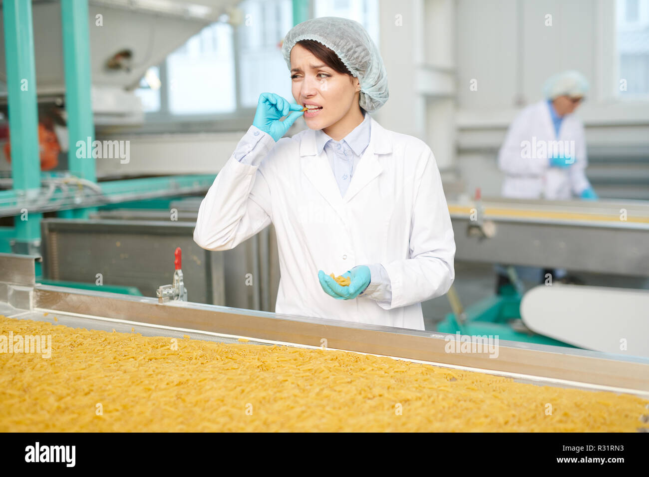 Young Factory Worker Stock Photo