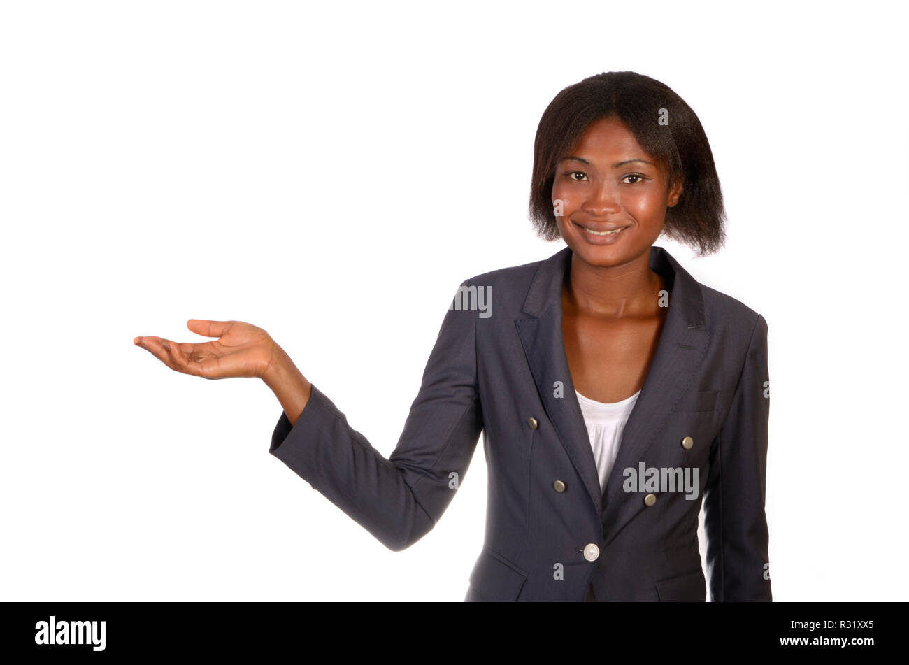 Dark african black girls portrait Cut Out Stock Images & Pictures - Alamy