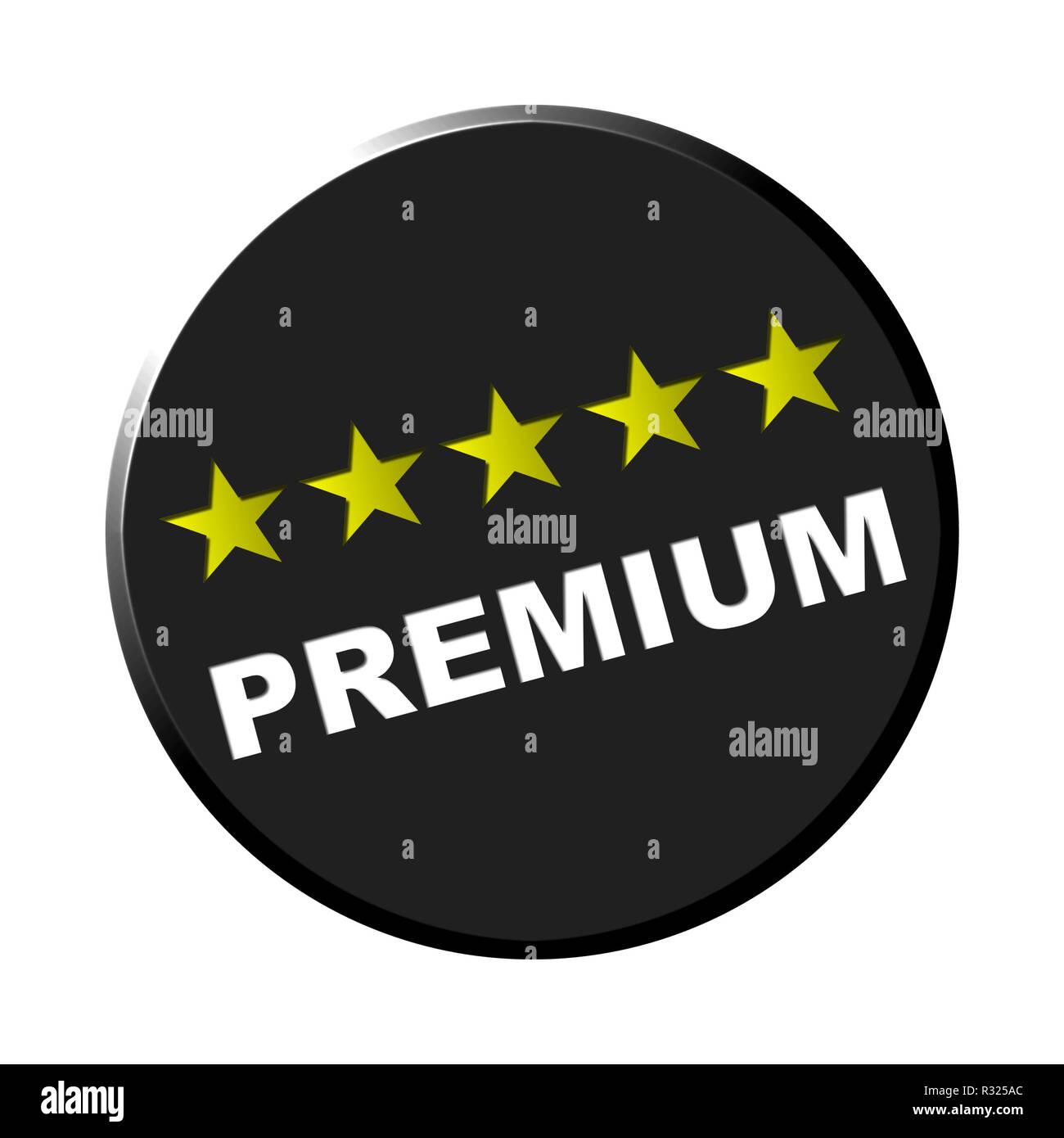 button round black - premium Stock Photo - Alamy