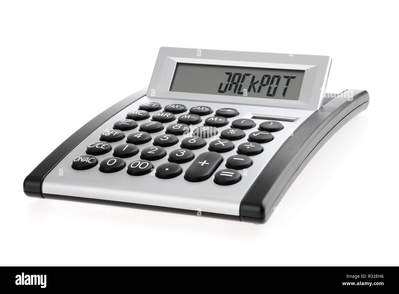 calculator shows the word Stock Photo Alamy