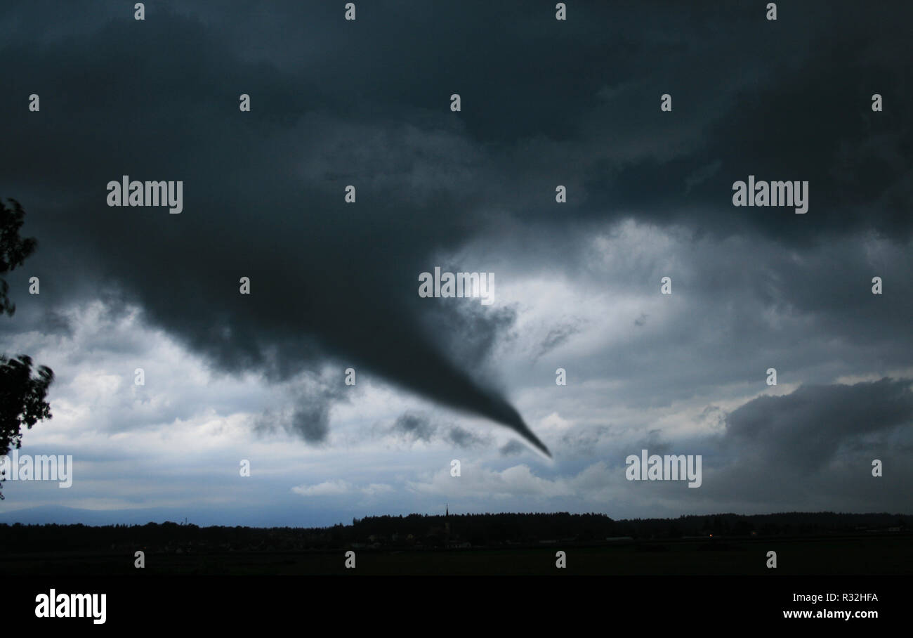 Tornado damage town hi-res stock photography and images - Alamy