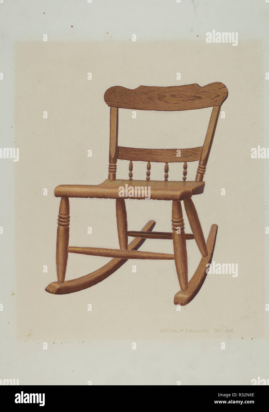 Child S Rocking Chair Dated C 1939 Dimensions Overall 35 4 X