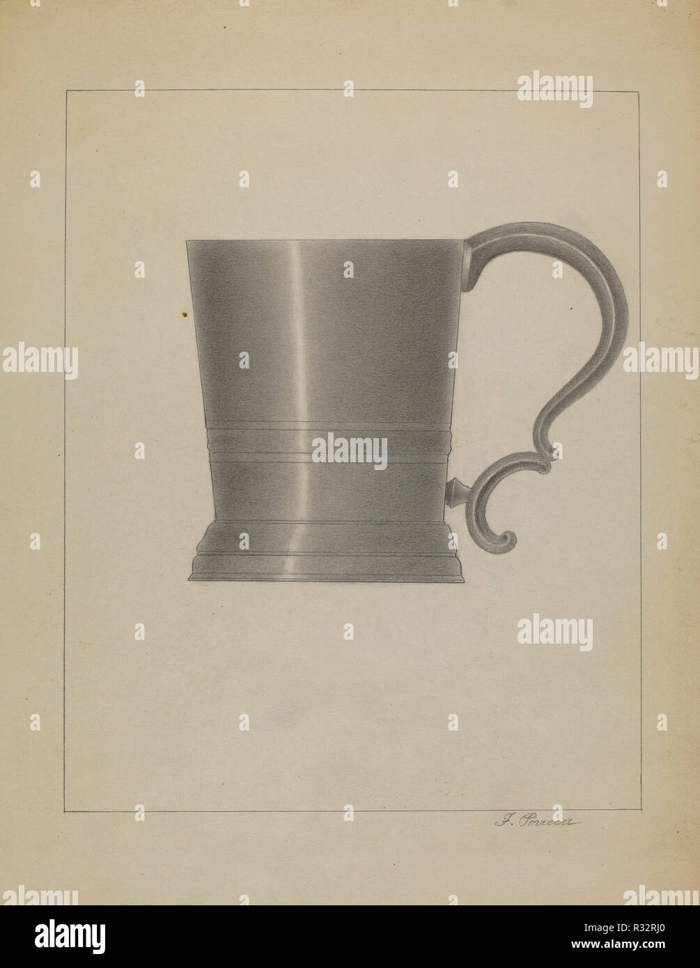 Pewter Mug Dated C 1936 Dimensions Overall 29 8 X 23 Cm 11 3 4 X 9 1 16 In Original Iad Object 4 1 2 High 3 3 8 In Diameter Medium Graphite On Paper Museum Pewter Mug Dated C 1936 Dimensions Overall 29 8 X 23 Cm 11 3 4 X 9 1 16 In Original Iad Object 4 1 2 High 3 3 8 In Diameter Medium Graphite On Paper Museum
