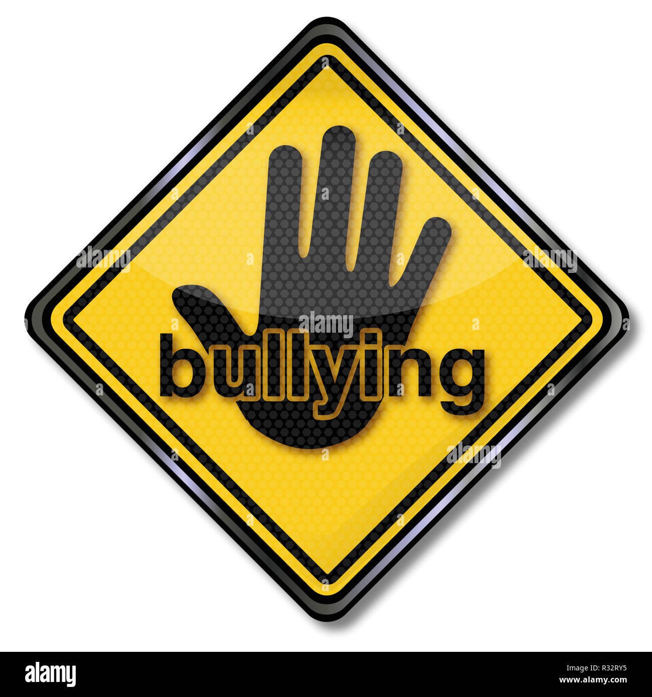 shield bullying and bullying Stock Photo