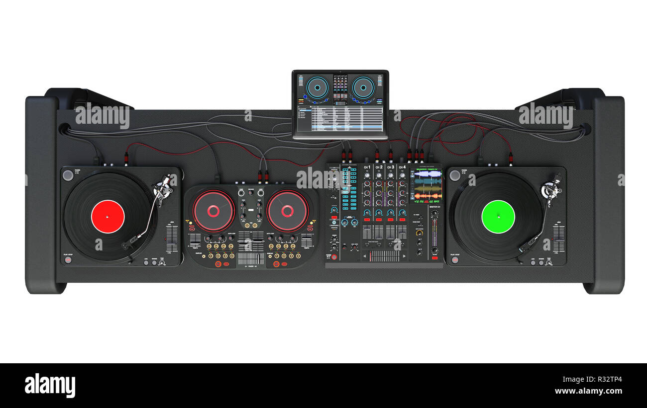 Turntables mixer Cut Out Stock Images & Pictures Alamy