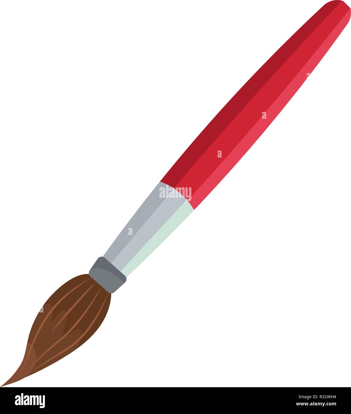 artist paint brush cartoon vector illustration graphic design Stock Vector  Image & Art - Alamy