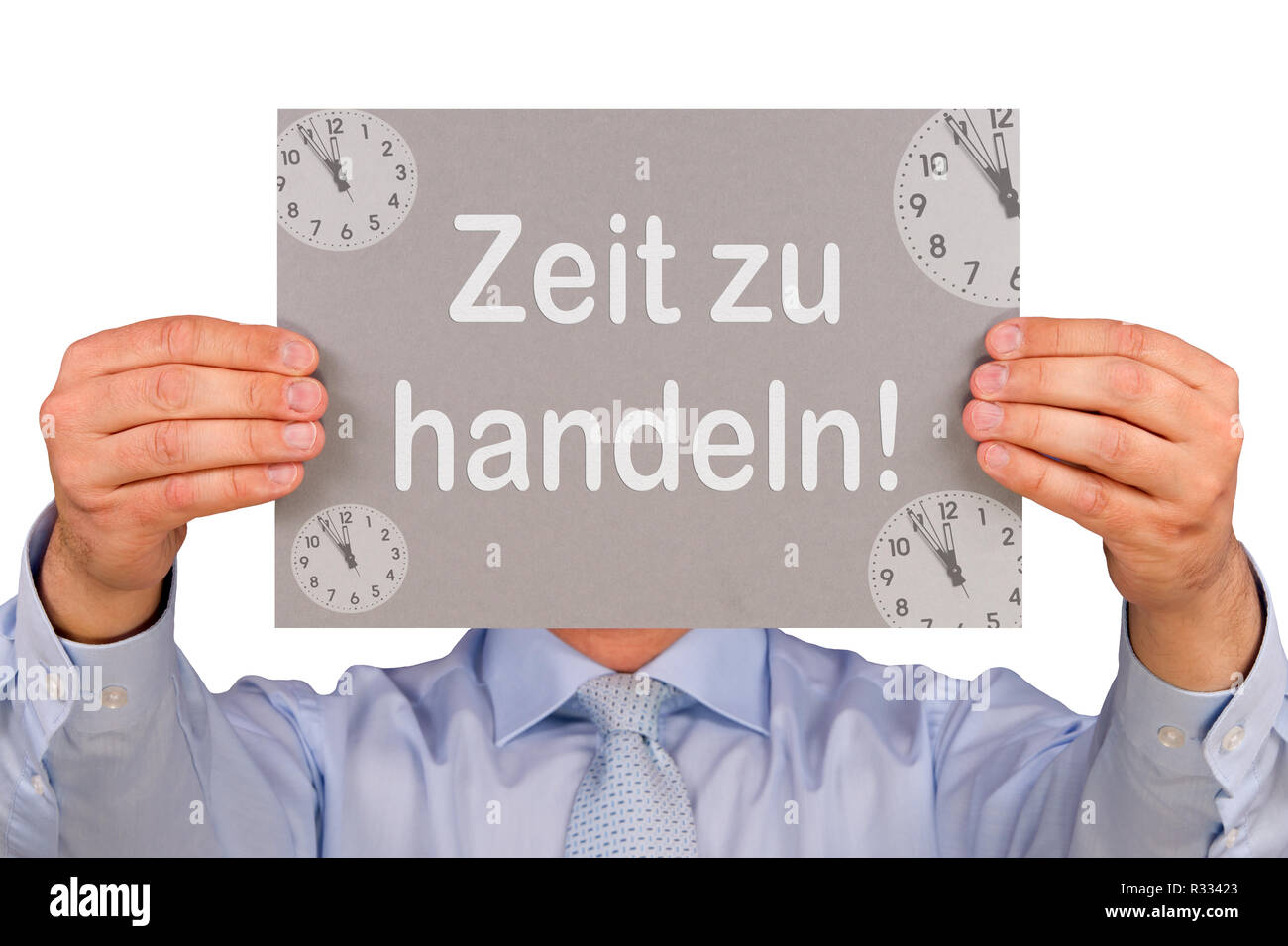 time to act ! Stock Photo - Alamy