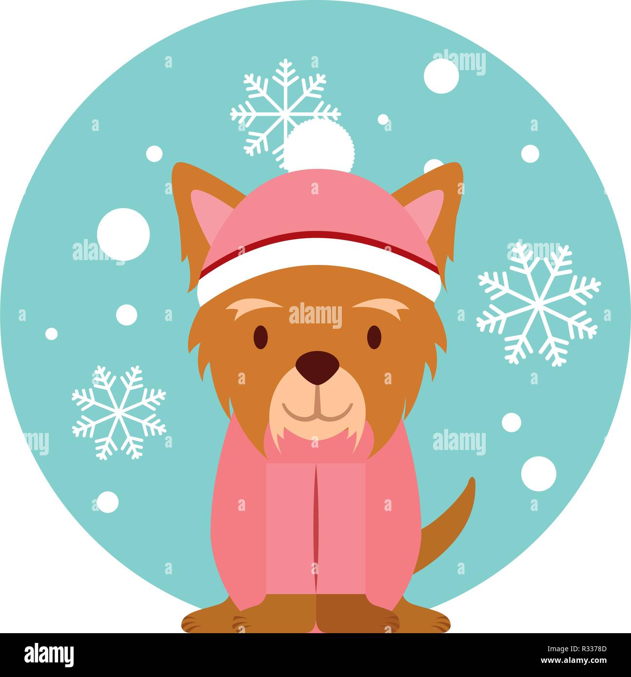 Dog Christmas Cartoon High Resolution Stock Photography and Images - Alamy