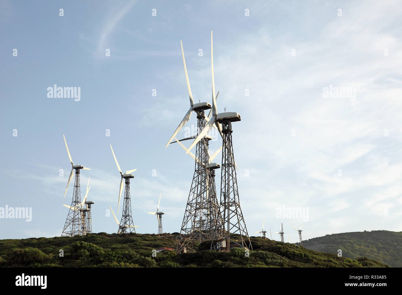 Old rusty wind turbine hi-res stock photography and images - Alamy
