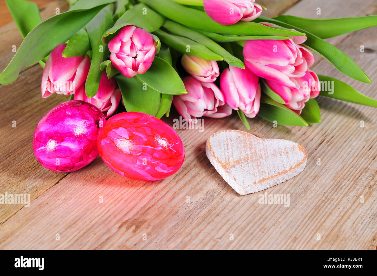 easter flowers Stock Photo