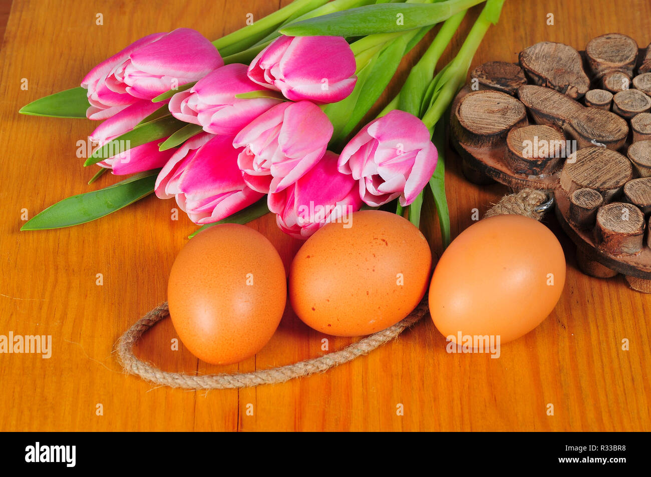 easter flowers Stock Photo