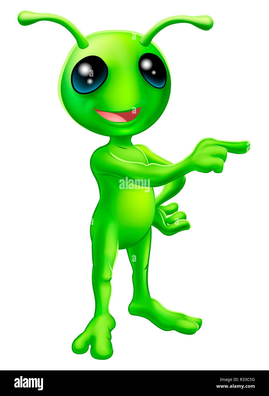 Alien pointing to roswell hi-res stock photography and images - Alamy