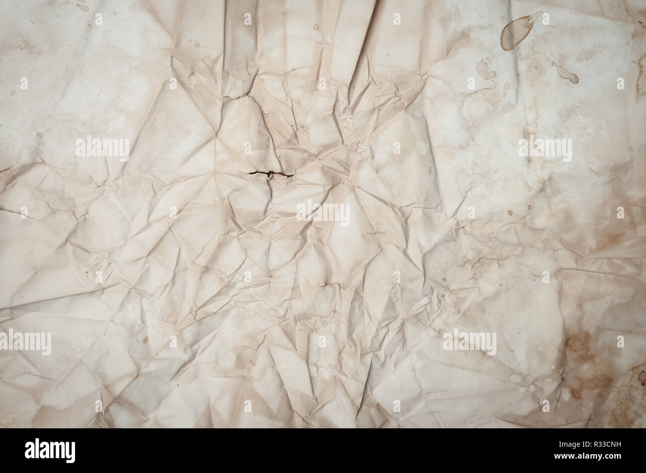 Vintage Crumpled paper texture Stock Photo - Alamy