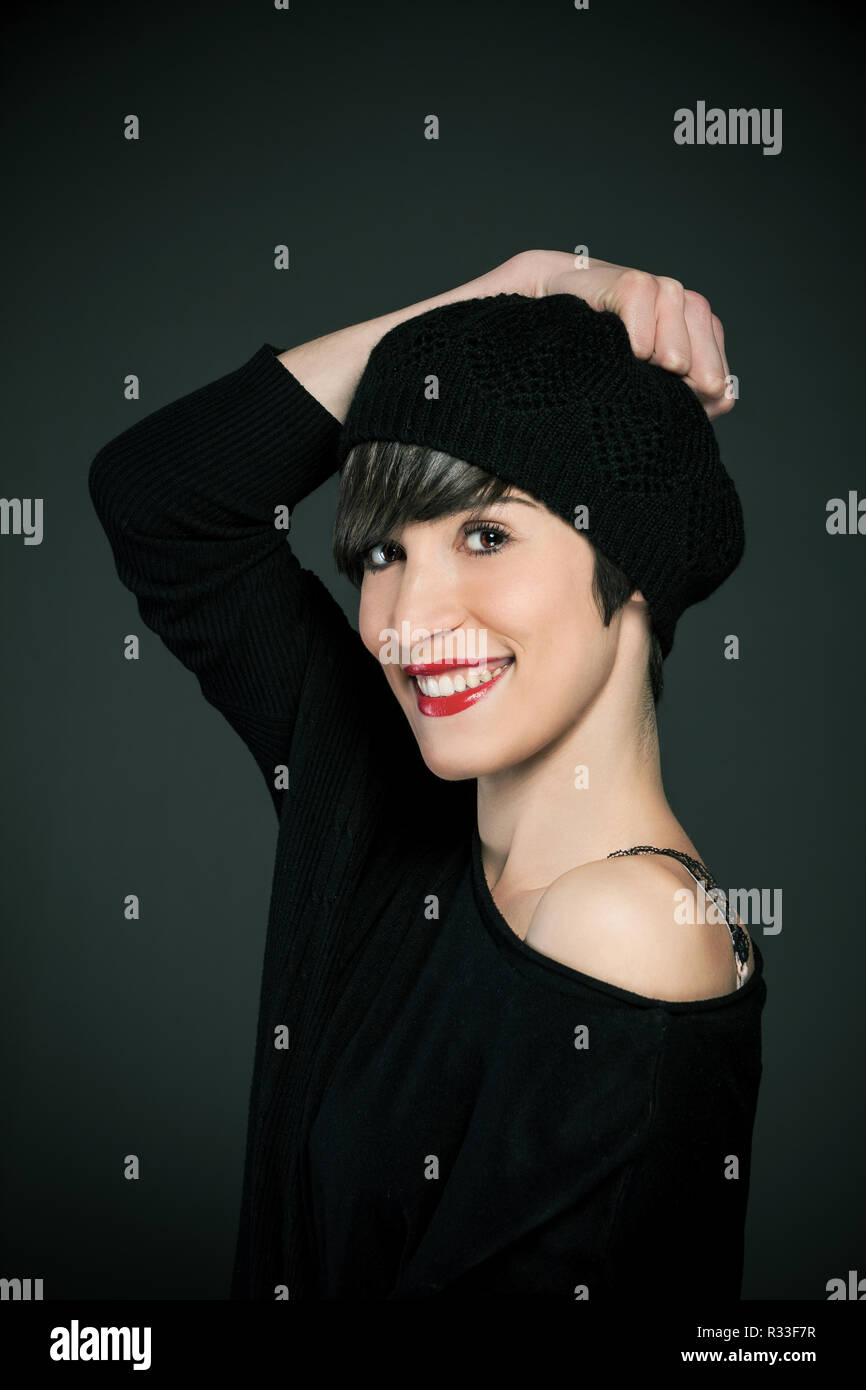 Sweater girl bra hires stock photography and images Alamy