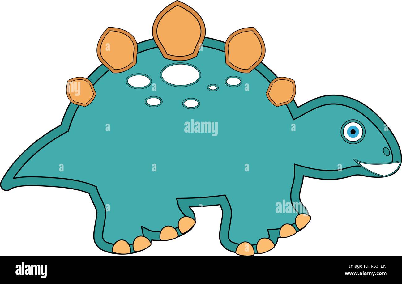 Cute dinosaur cartoon character Stock Vector Image & Art - Alamy