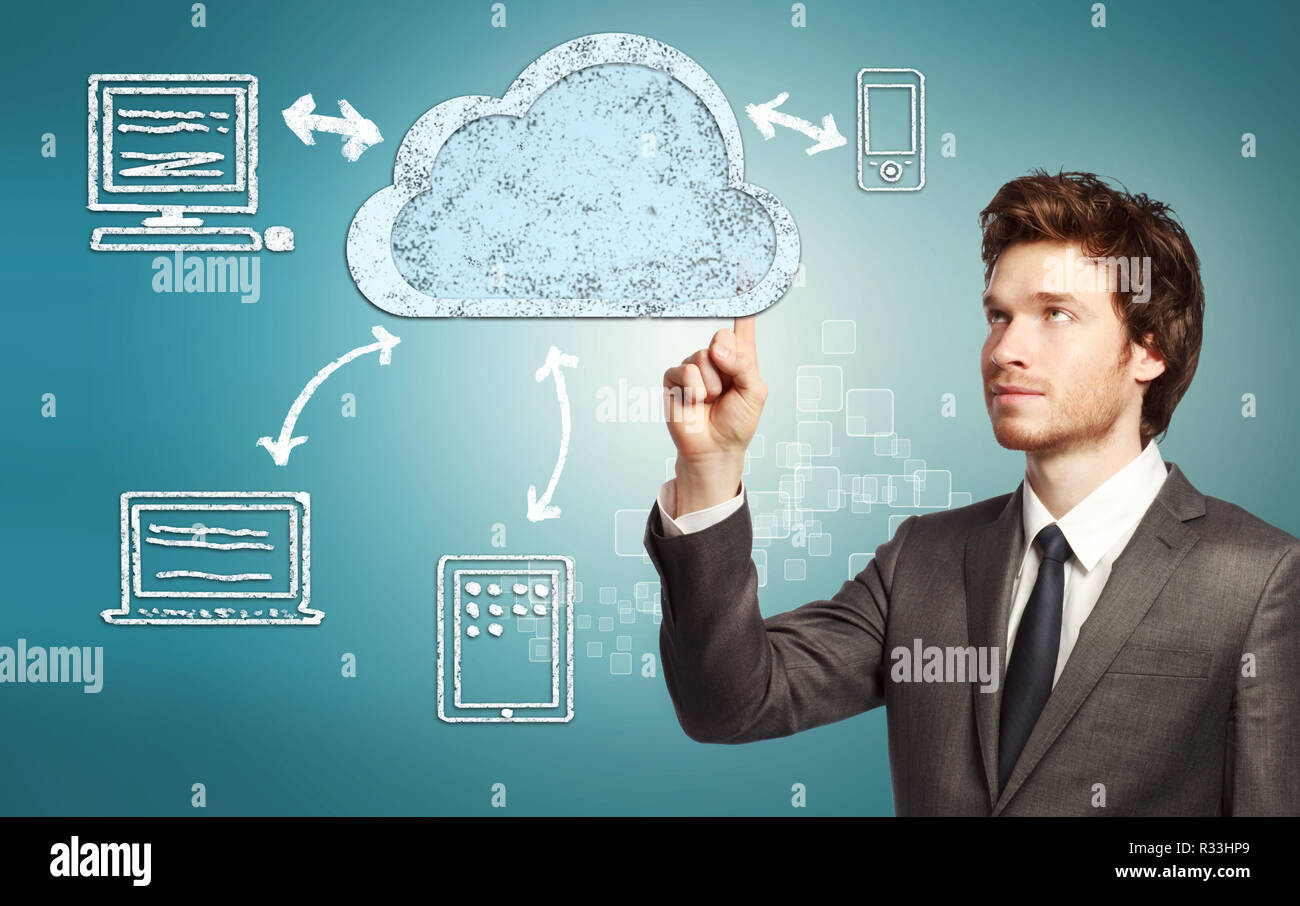 Cloud computing concept ipad hi-res stock photography and images - Alamy