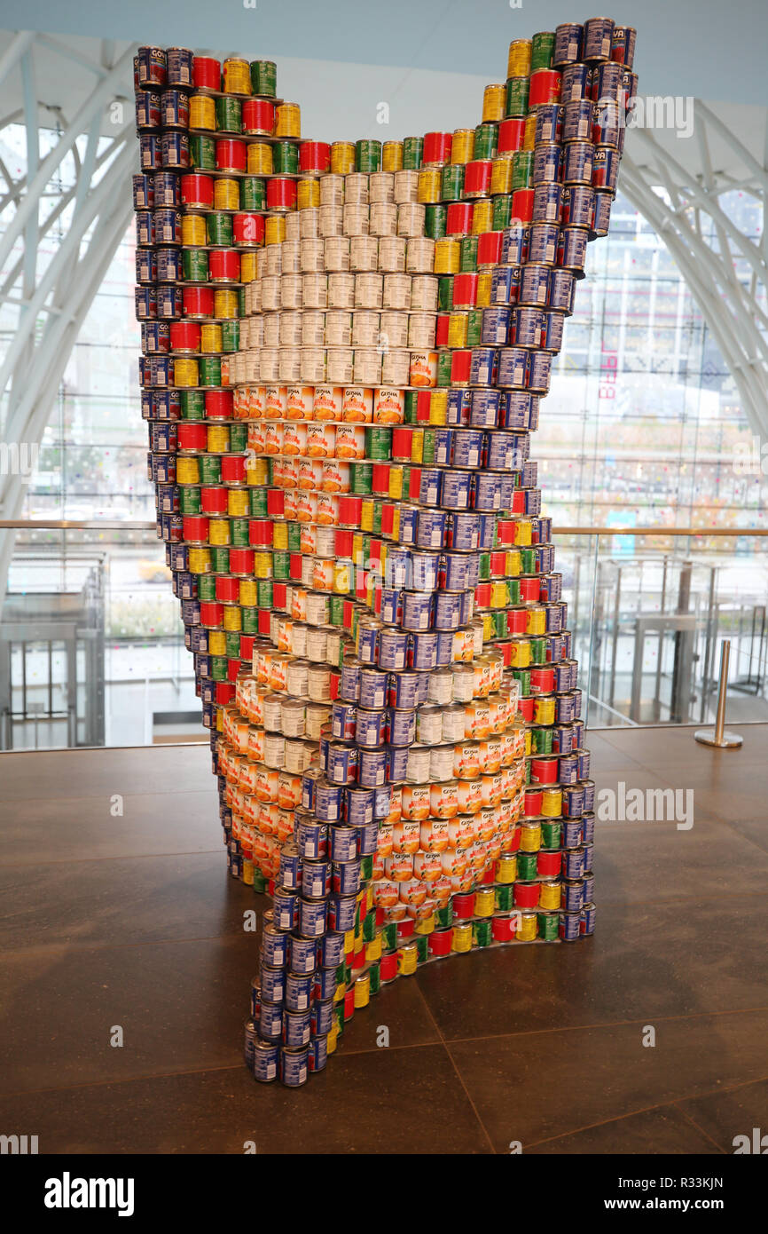 Canned Food Sculptures
