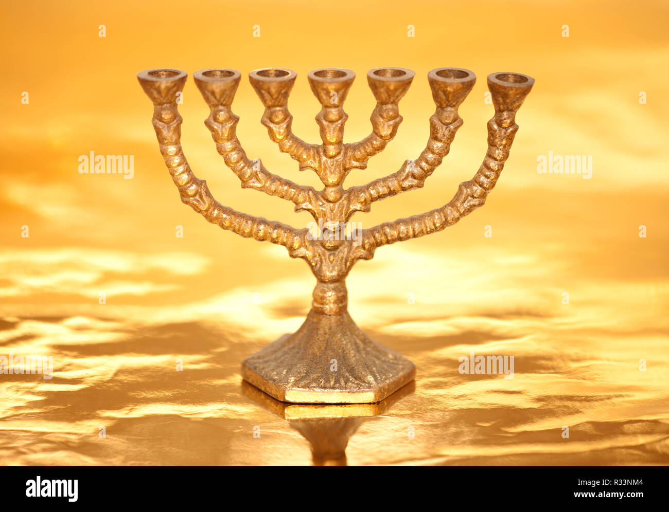 Seven golden candlestick hires stock photography and images Alamy