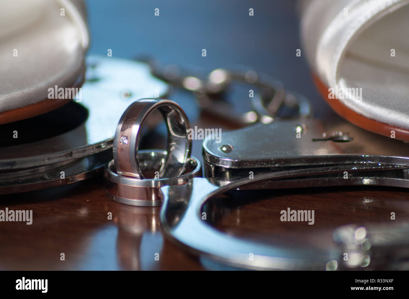 Wedding bride groom handcuffs hires stock photography and images Alamy