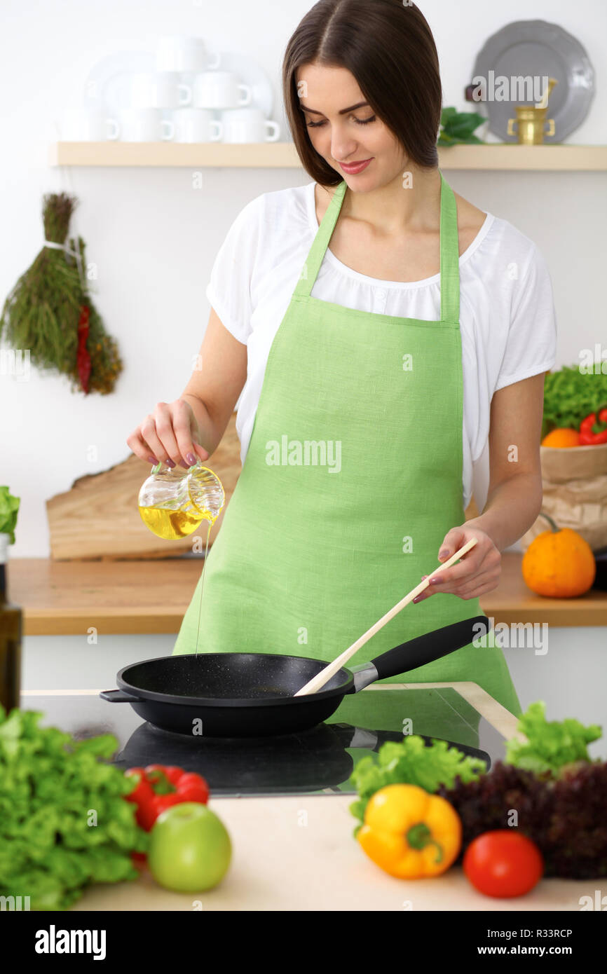 girl kitchen cooking