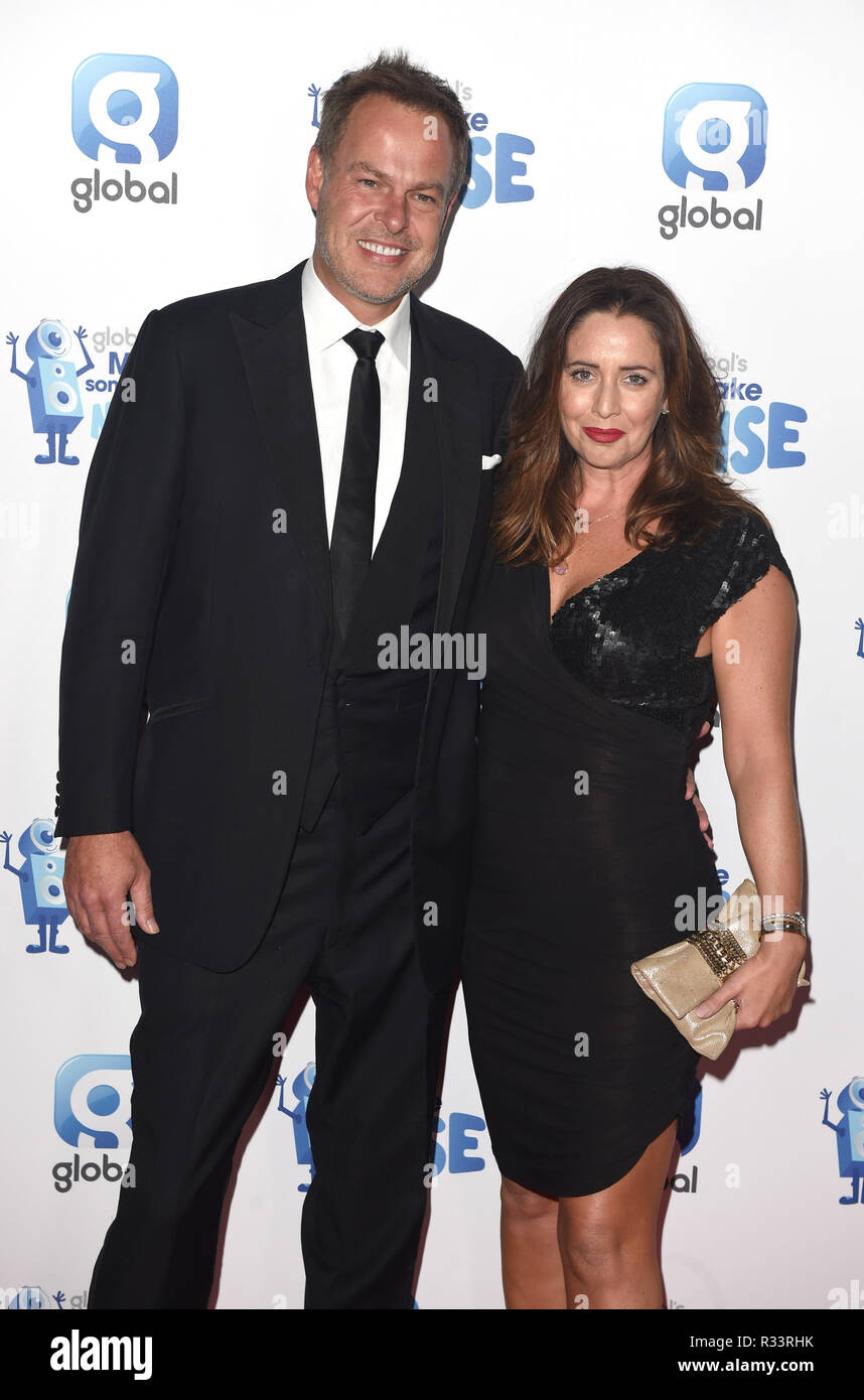 Photo Must Be Credited ©Alpha Press 079965 20/11/2018 Peter Jones and Wife Tara Capp Globals Make Some Noise Night 2018 in London Stock Photo