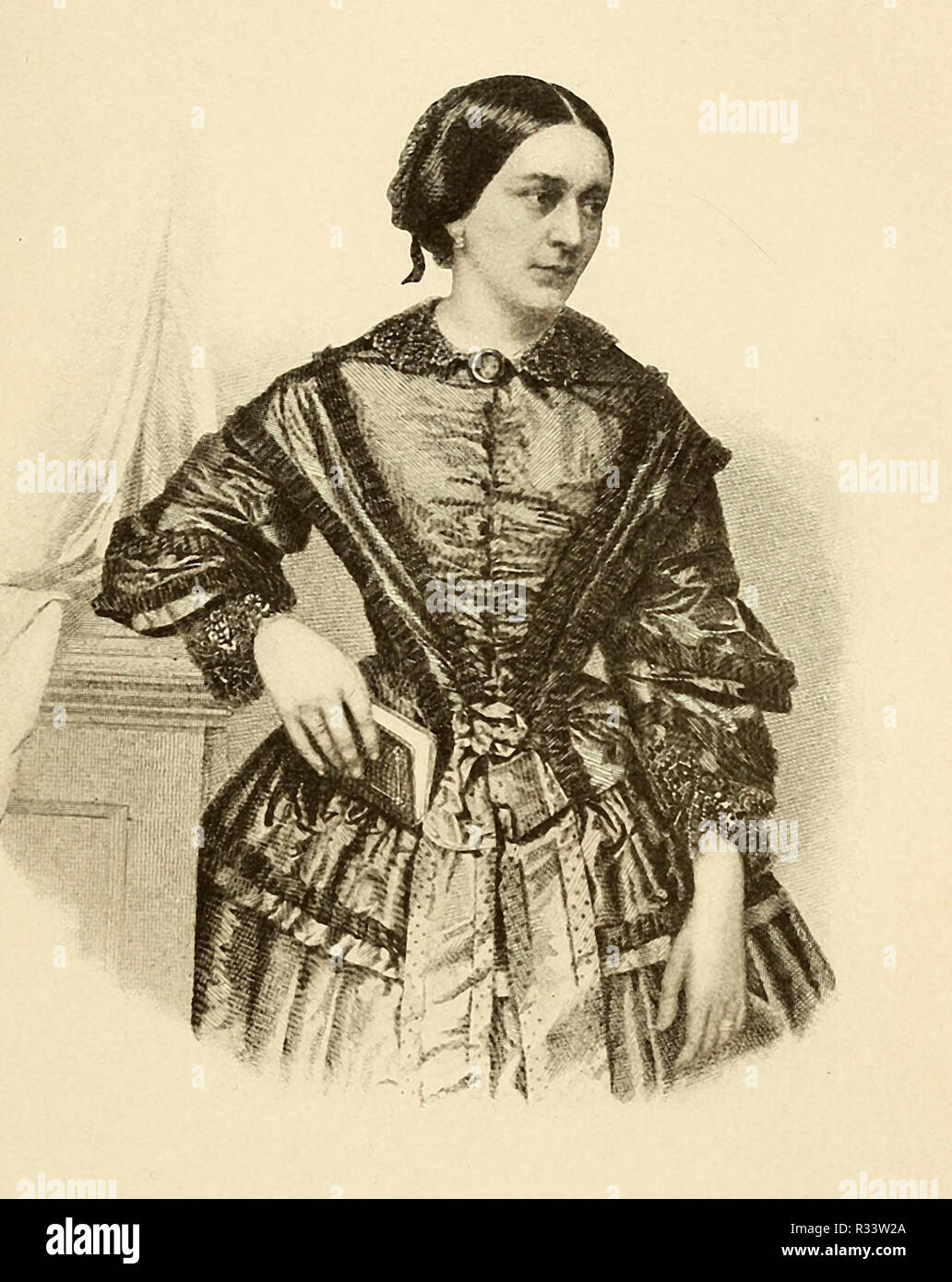 Clara (Wieck) Schumann Stock Photo