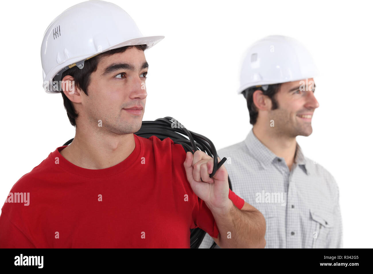 Extension cord construction site hires stock photography and images Alamy