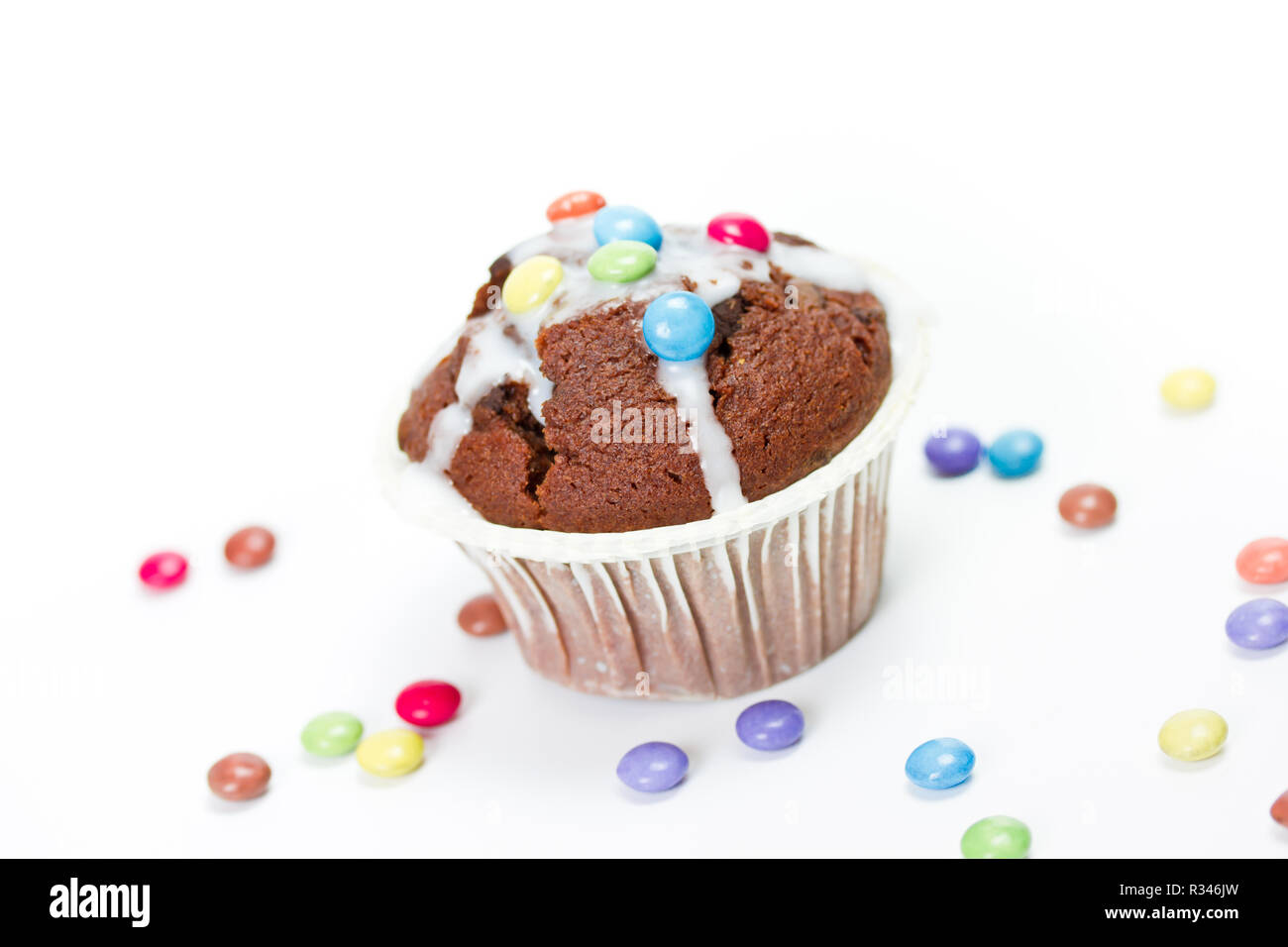 Chocolate cakes breakfast close view hi-res stock photography and ...