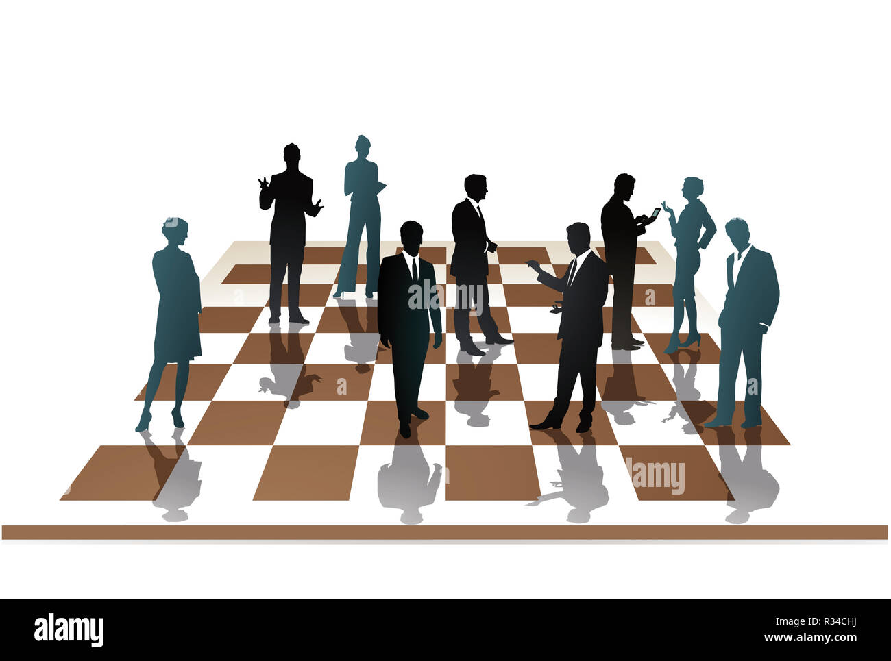 Chess players Cut Out Stock Images & Pictures - Alamy
