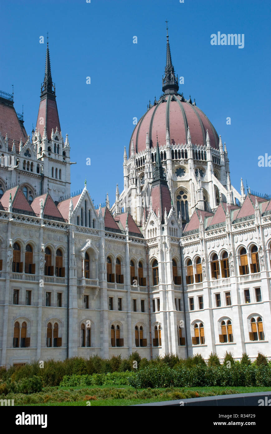 parliament in budapest,hungary Stock Photo