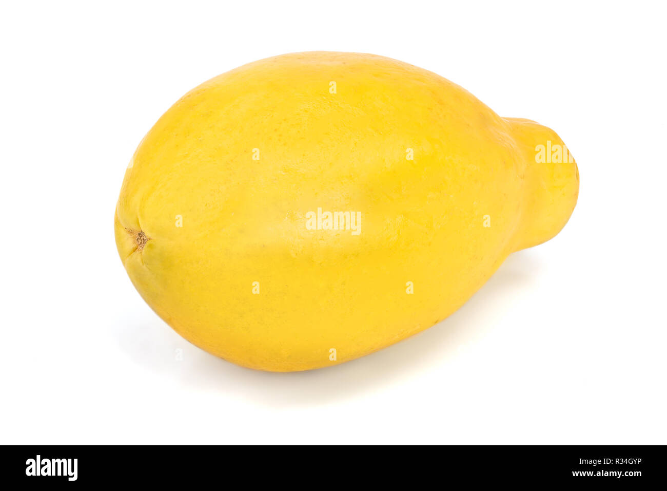 ripe papaya isolated on a white background Stock Photo