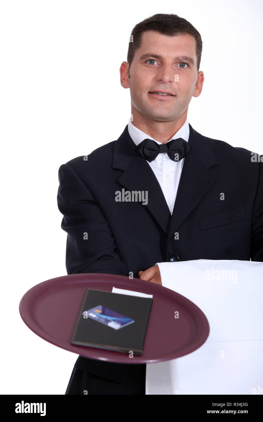 Restaurant bill tray card hires stock photography and images Alamy