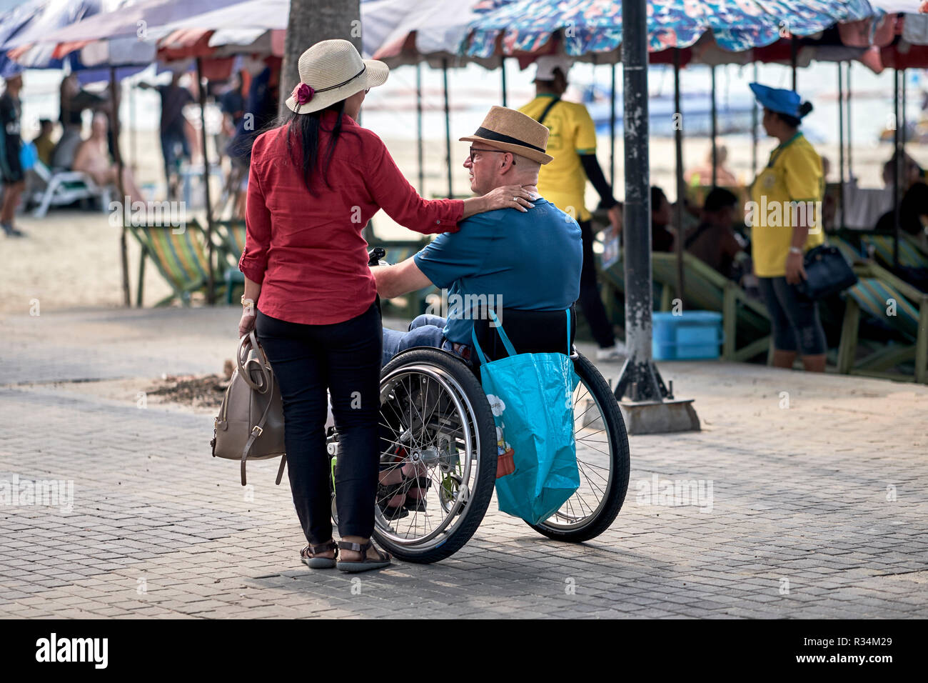 Man wife in wheelchair hires stock photography and images Alamy