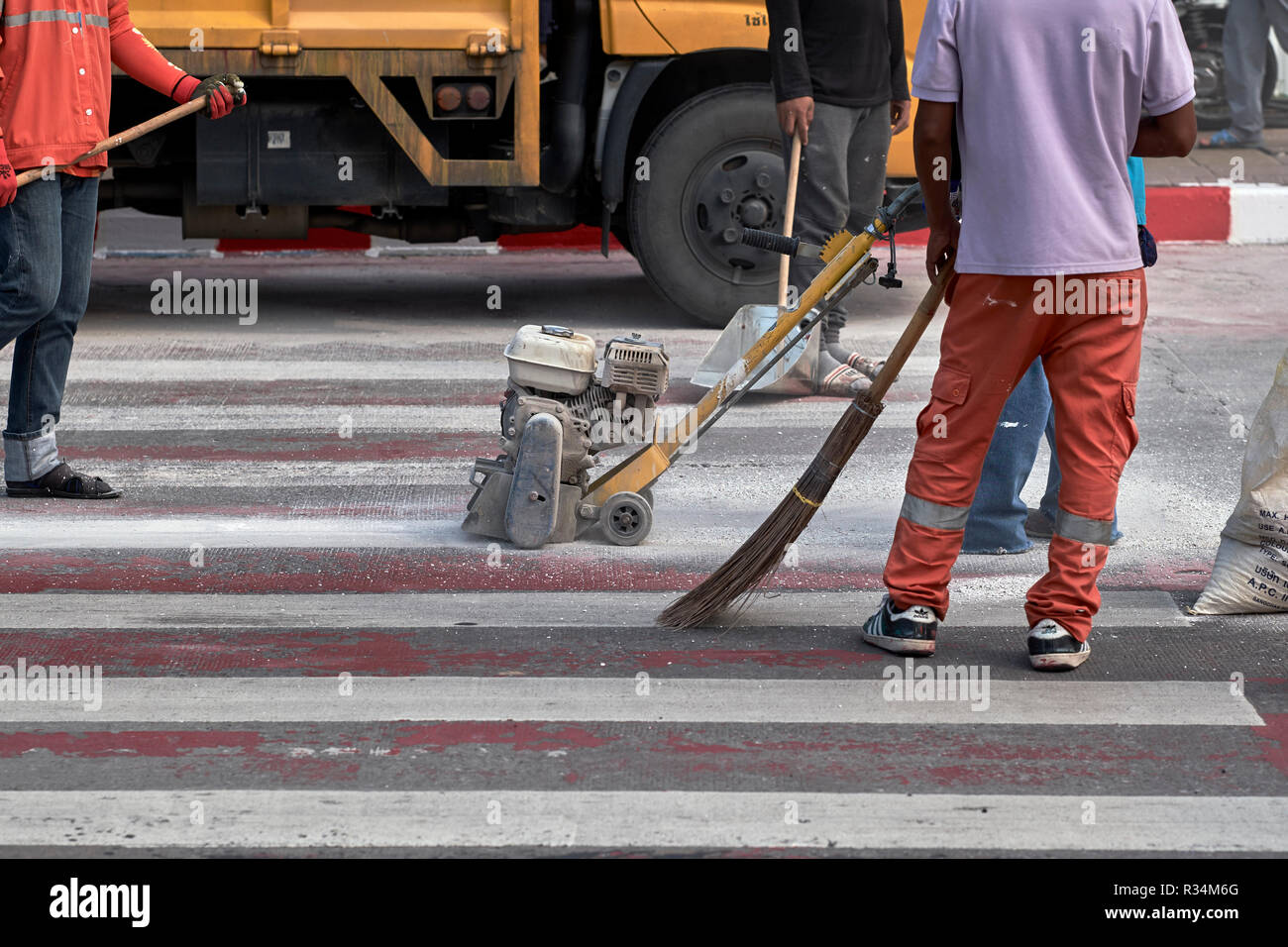 Road Marking Machine High Resolution Stock Photography and Images Alamy
