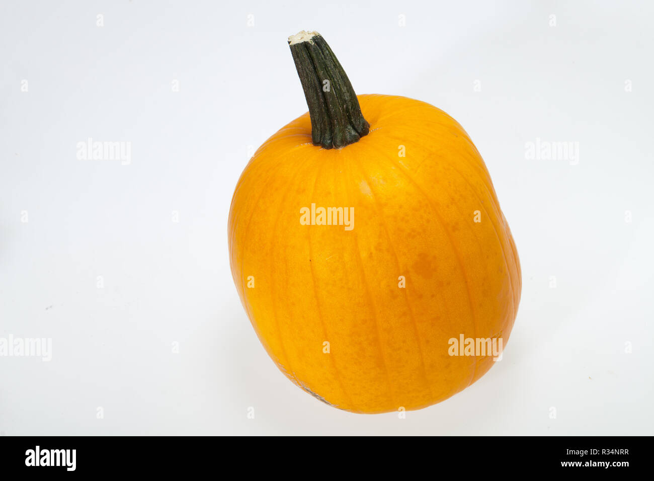 Fresh orange pumpkin isolated on white background Stock Photo - Alamy