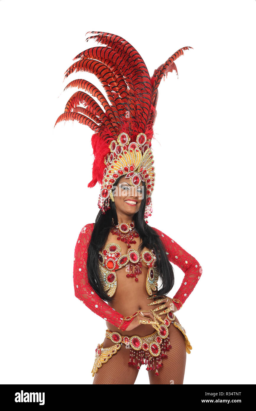samba dancer Stock Photo