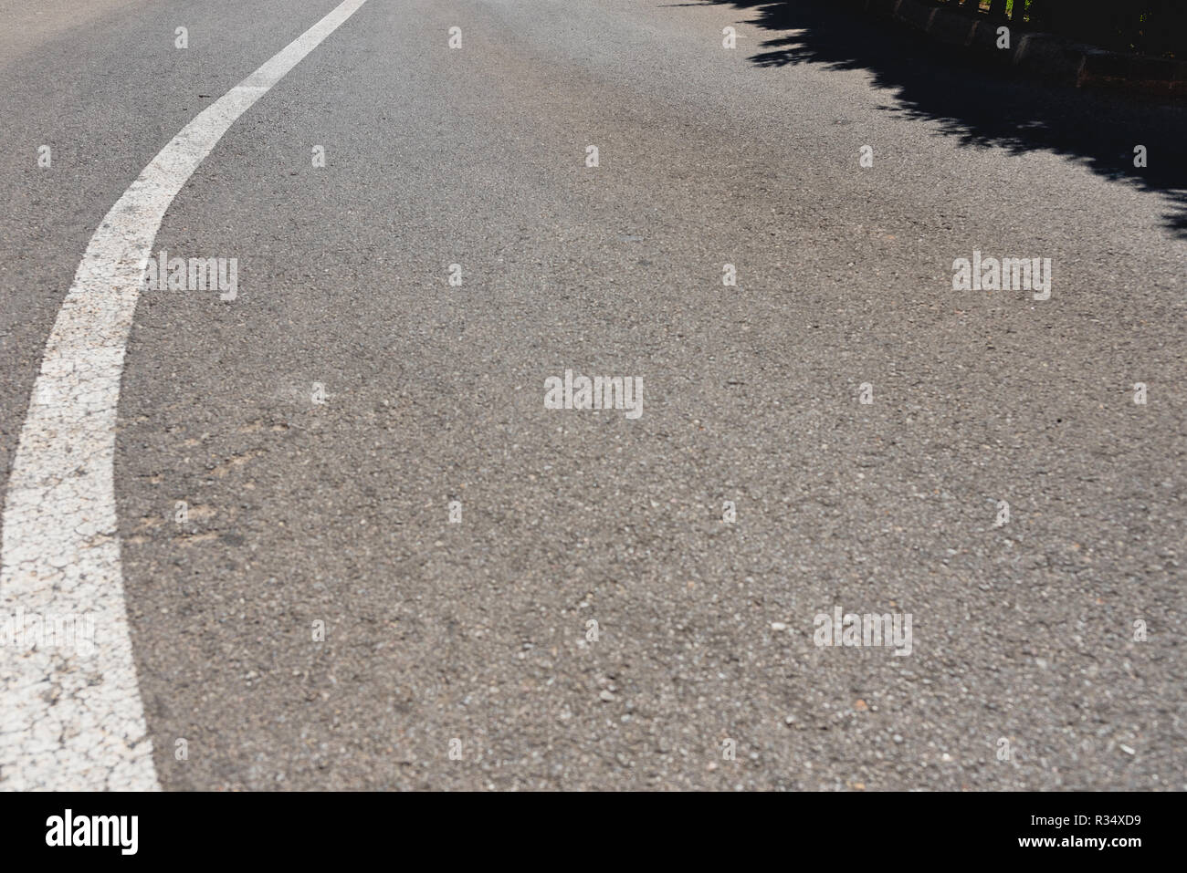 White direction road lines with black background and space for text ...