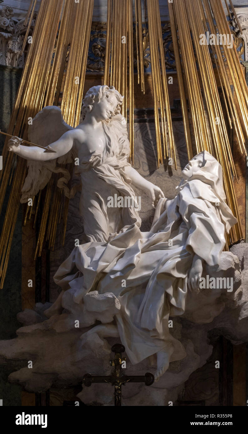 Teresa of avila bernini hires stock