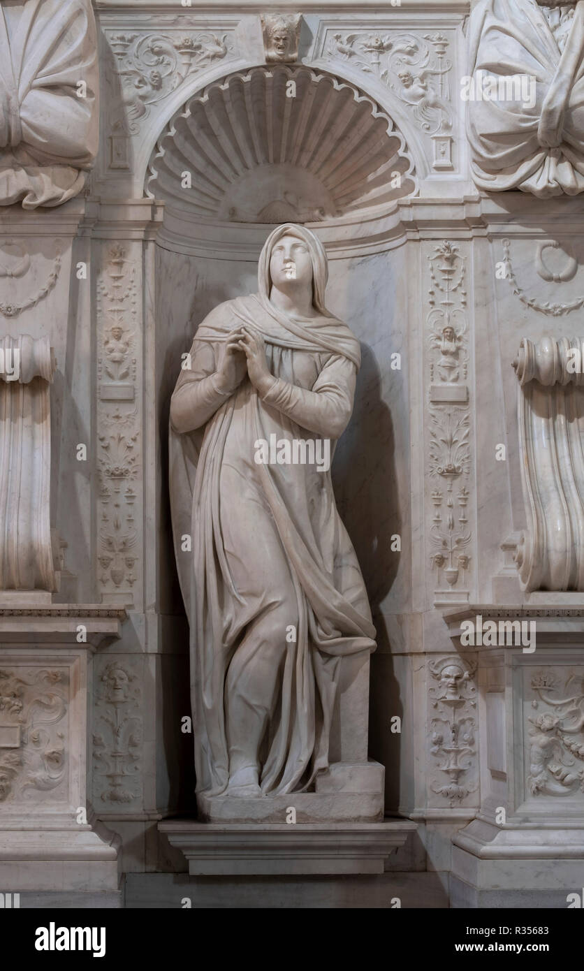 Rom, Roma, San Pietro in Vincoli, Grabmal für Julius II. von Michelangelo, Rachel Stock Photo