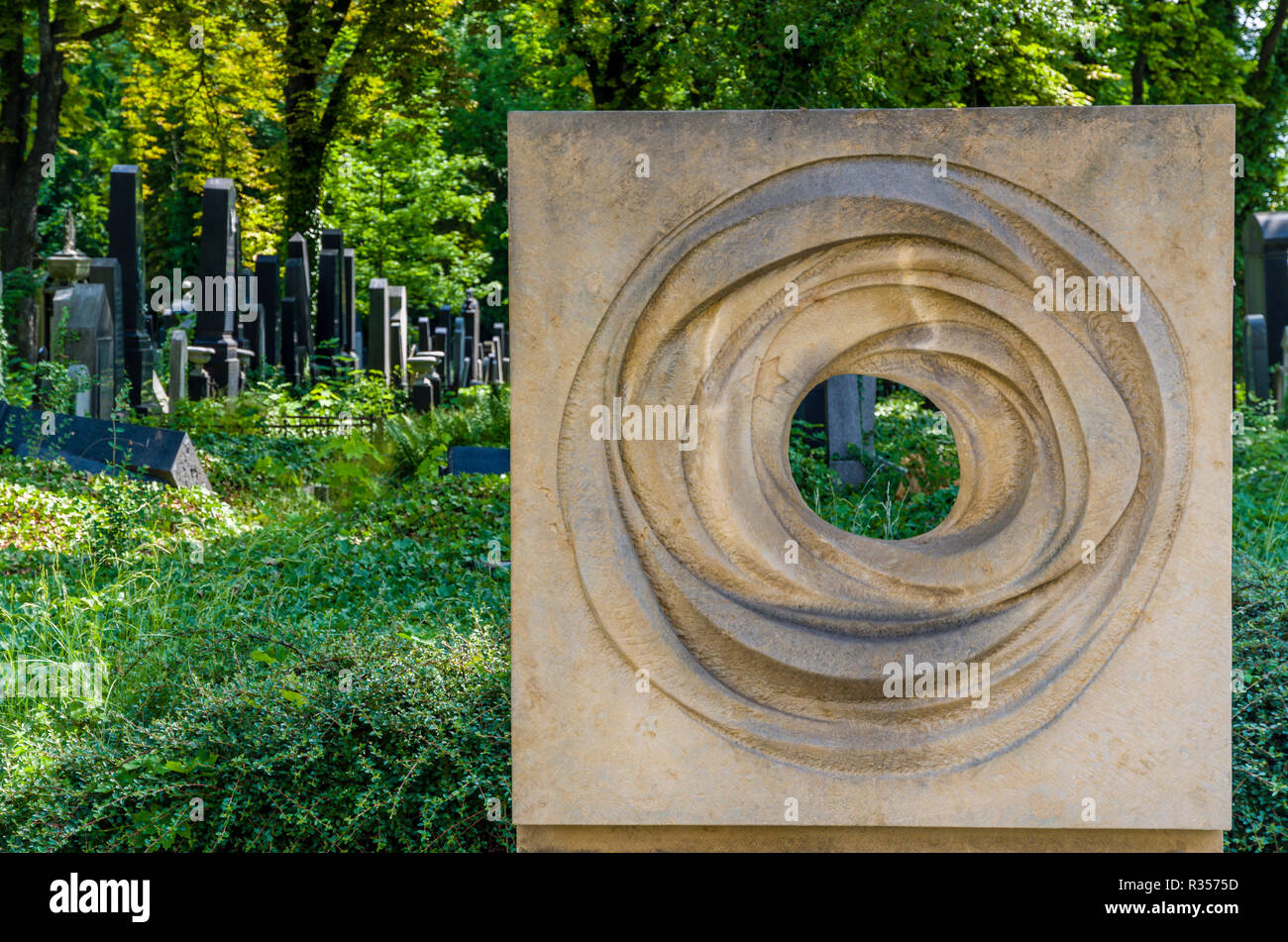 Details of the New Jewish Cemetary Stock Photo