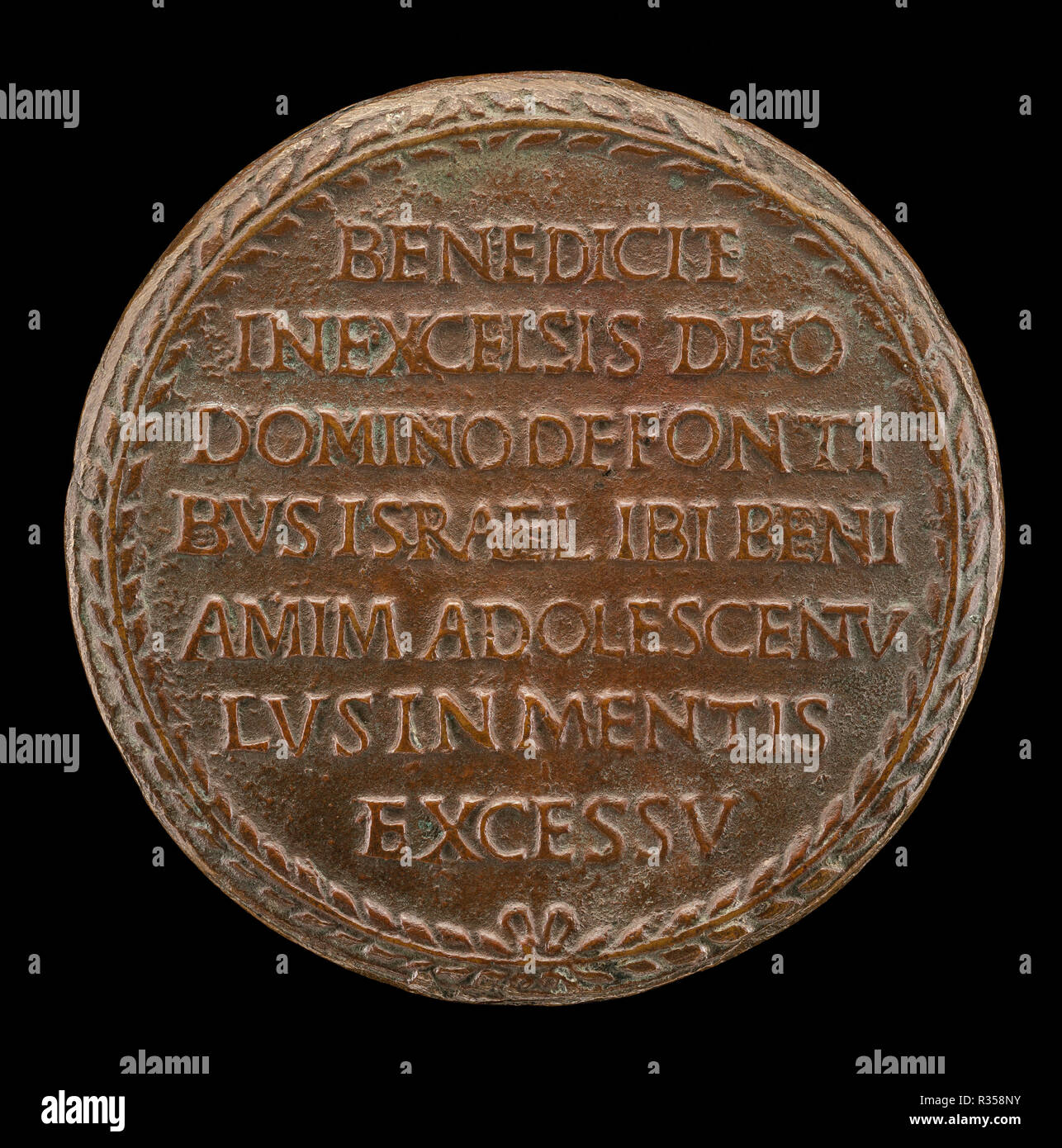 Inscription in a Wreath [reverse]. Dated: c. 1500. Medium: bronze ...